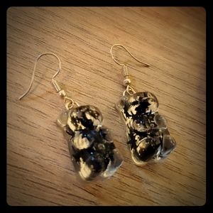 Gummy bear weed earrings